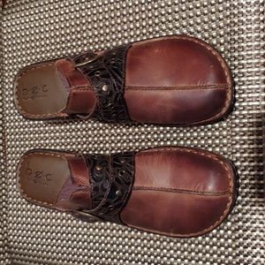 boc dark brown mule, 10 M